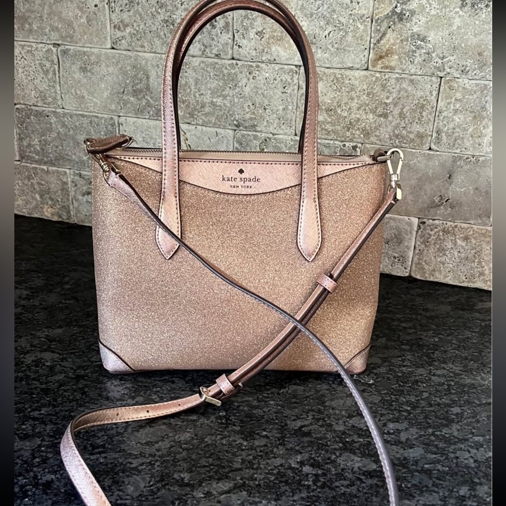 ✨✨Gorgeous Kate Spade Pink Glittery Satchel/Crossbody✨✨